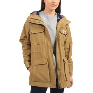 Penfield Womens S Small Hooded Kasson Field Jacket Parka 60/40 Utility Cargo